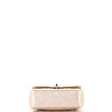 Classic Single Flap Bag Quilted Iridescent Calfskin Mini
