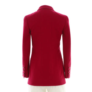 Women's Vintage Four Pocket Pointed Collar Jacket Tweed
