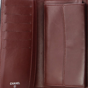 L-Flap Wallet Quilted Lambskin Long