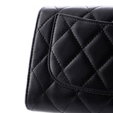 L-Flap Wallet Quilted Lambskin Long