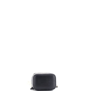 Vanity Case with Pearl Chain Quilted Lambskin Mini