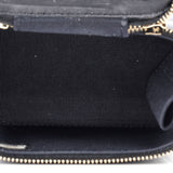 Vanity Case with Pearl Chain Quilted Lambskin Mini