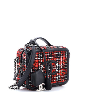 Filigree Vanity Case Quilted Tweed Small