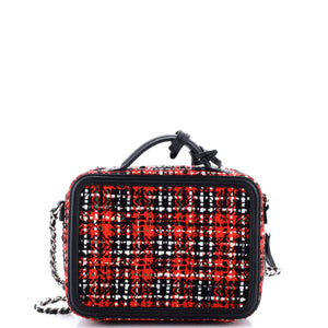 Filigree Vanity Case Quilted Tweed Small