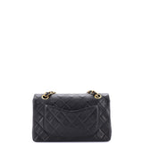 Vintage Classic Double Flap Bag Quilted Lambskin Small
