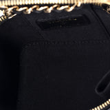 Camellia Bow Vanity Case with Chain Quilted Lambskin Mini