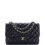 Classic Double Flap Bag Quilted Caviar Jumbo