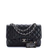 Classic Double Flap Bag Quilted Caviar Jumbo