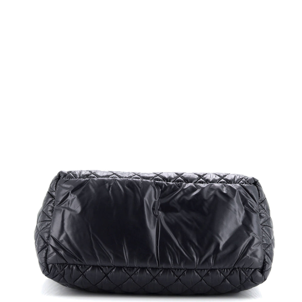 Coco Cocoon Zipped Tote Quilted Nylon Large