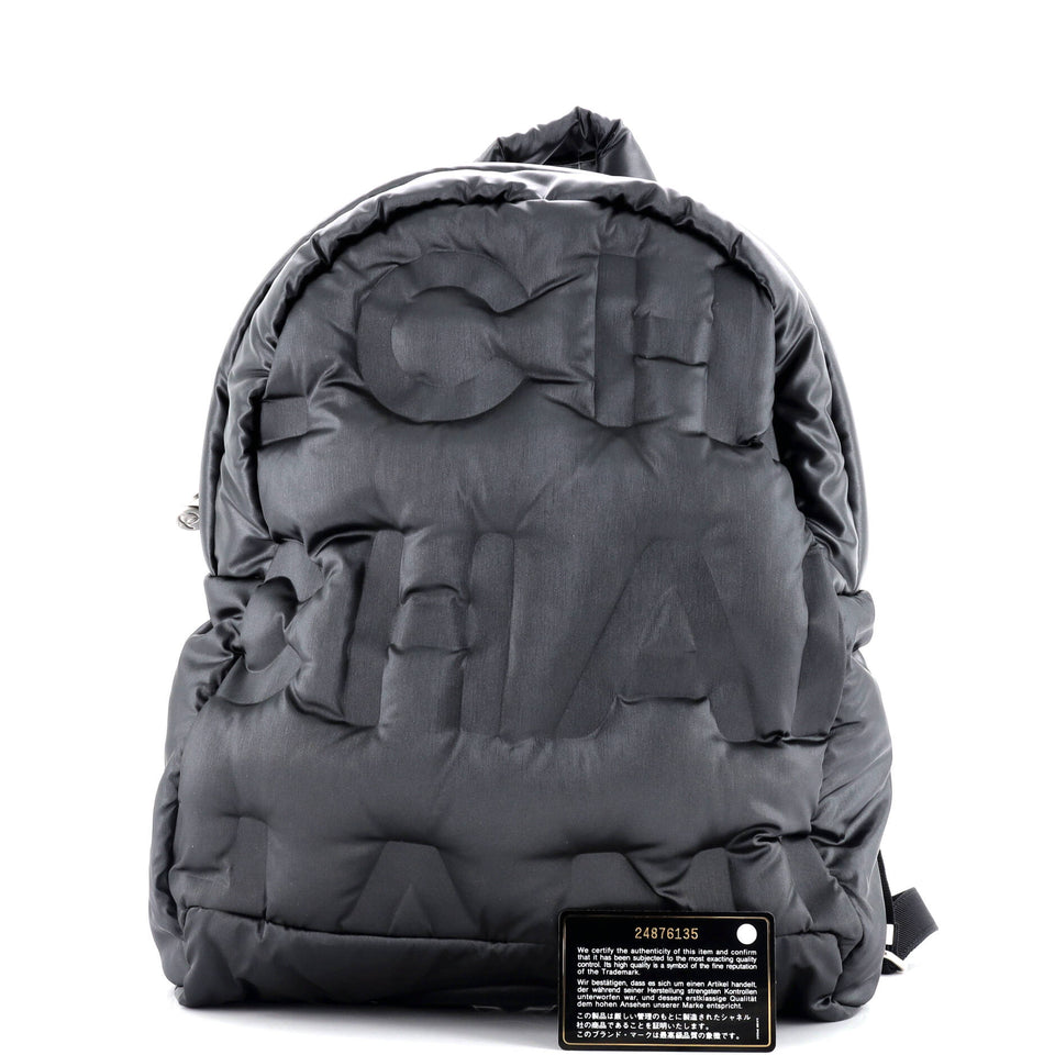 Doudoune Backpack Embossed Nylon Medium