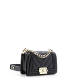 Boy Flap Bag Chevron Lambskin Mini