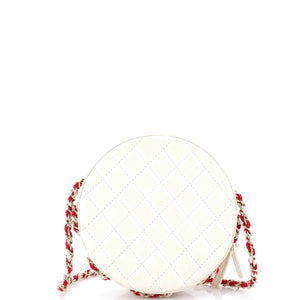 Lifesaver Round Crossbody Bag Lambskin Small