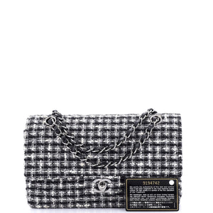 Classic Double Flap Bag Quilted Tweed Medium