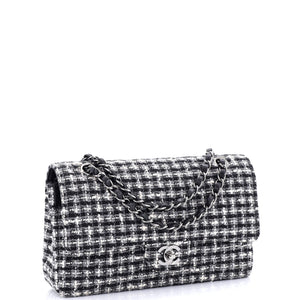 Classic Double Flap Bag Quilted Tweed Medium