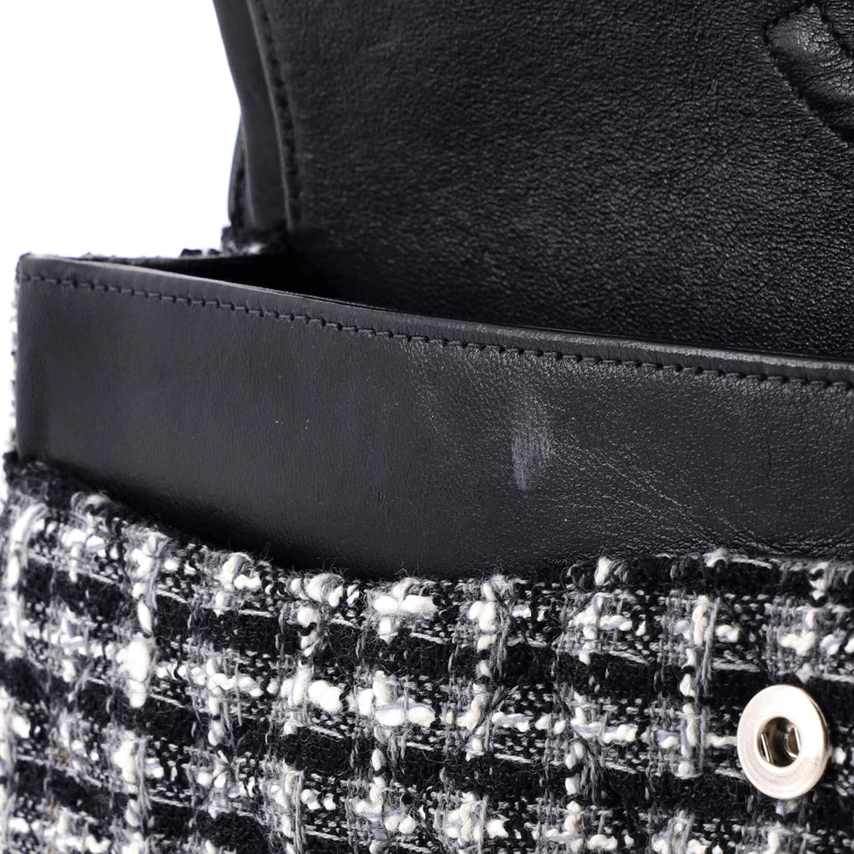 Classic Double Flap Bag Quilted Tweed Medium