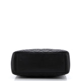 Petite Shopping Tote Quilted Caviar