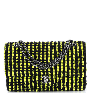 Classic Double Flap Bag Quilted Tweed Medium