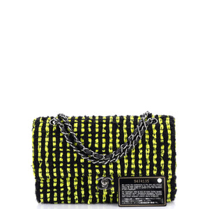 Classic Double Flap Bag Quilted Tweed Medium