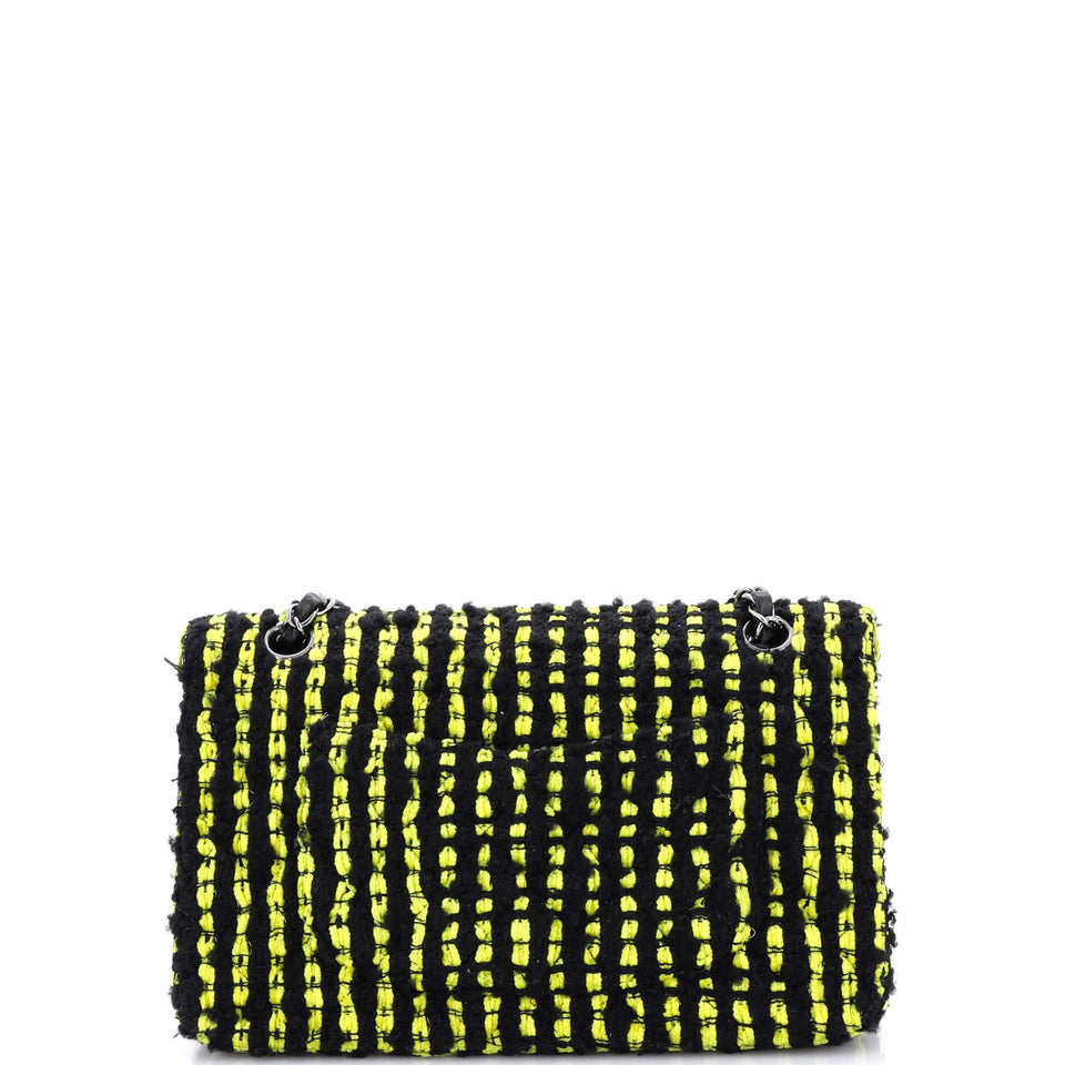 Classic Double Flap Bag Quilted Tweed Medium