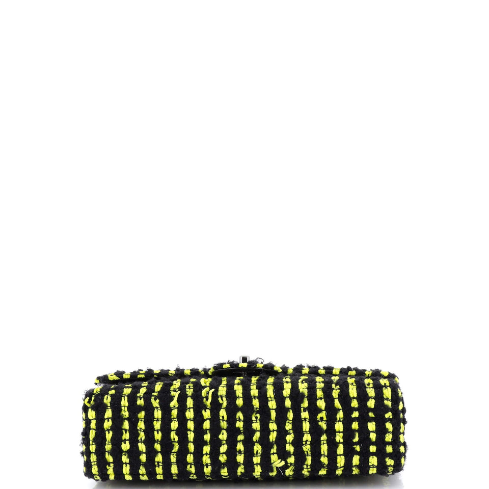 Classic Double Flap Bag Quilted Tweed Medium