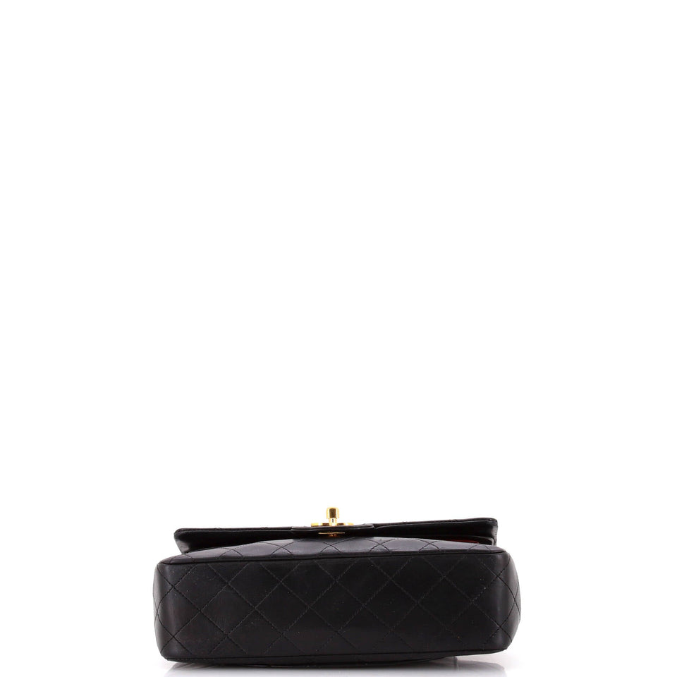 Vintage Classic Double Flap Bag Quilted Lambskin Small