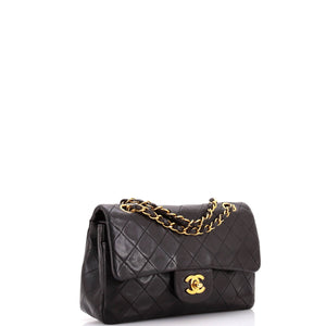 Vintage Classic Double Flap Bag Quilted Lambskin Small