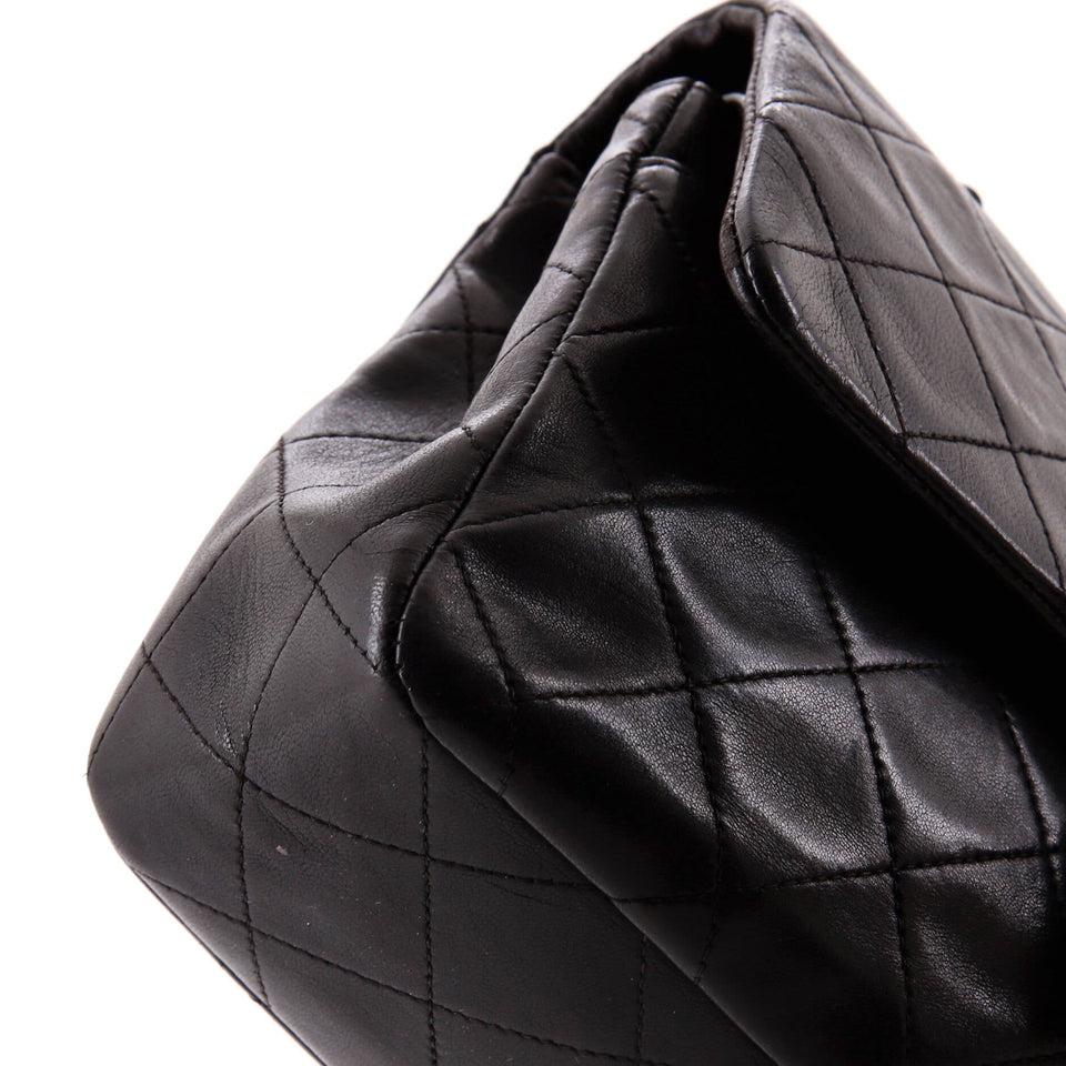 Vintage Classic Double Flap Bag Quilted Lambskin Small