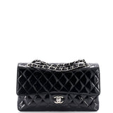 Classic Double Flap Bag Quilted Patent Medium