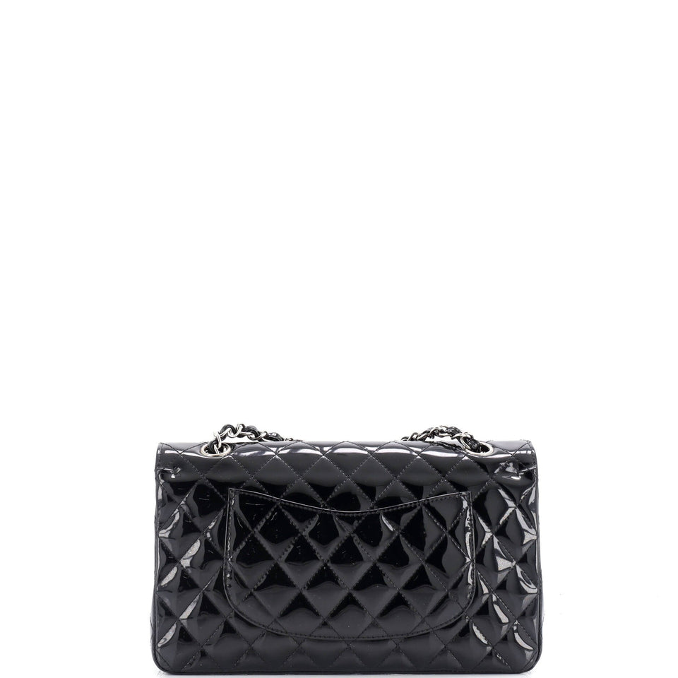 Classic Double Flap Bag Quilted Patent Medium