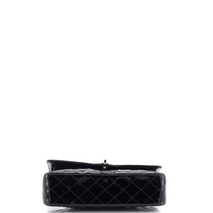 Classic Double Flap Bag Quilted Patent Medium