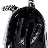 Classic Double Flap Bag Quilted Patent Medium
