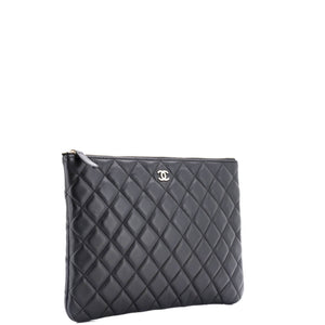 O Case Clutch Quilted Lambskin Medium