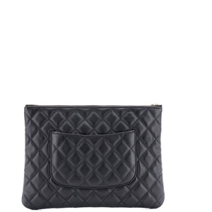 O Case Clutch Quilted Lambskin Medium