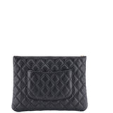 O Case Clutch Quilted Lambskin Medium
