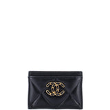 19 Card Holder Quilted Leather