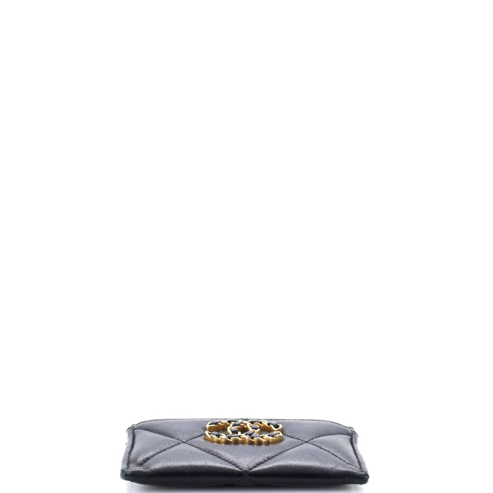 19 Card Holder Quilted Leather