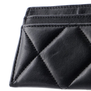 19 Card Holder Quilted Leather