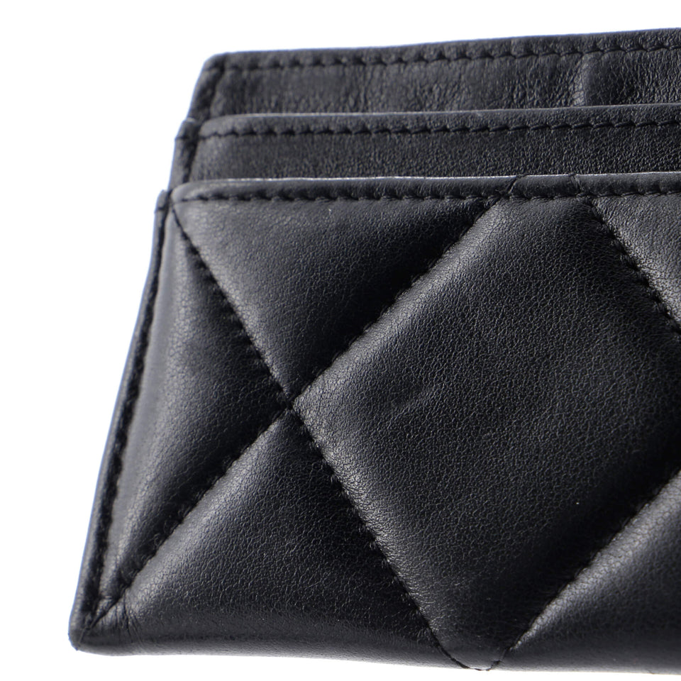19 Card Holder Quilted Leather