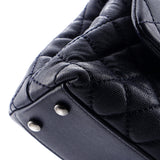 Coco Top Handle Bag Quilted Caviar Mini