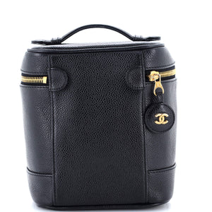 Vintage Timeless Cosmetic Case Caviar Tall