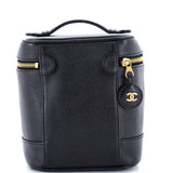 Vintage Timeless Cosmetic Case Caviar Tall