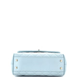 Coco Top Handle Bag Quilted Caviar Mini