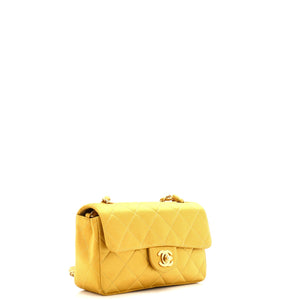 Classic Single Flap Bag Quilted Satin Mini