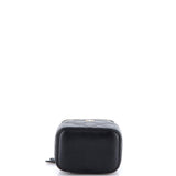 Classic Vanity Case with Chain Quilted Caviar Mini