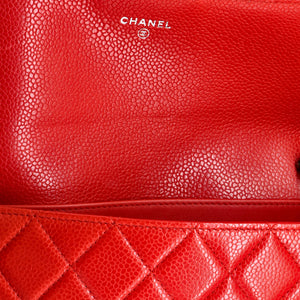 Wallet on Short Chain Quilted Caviar