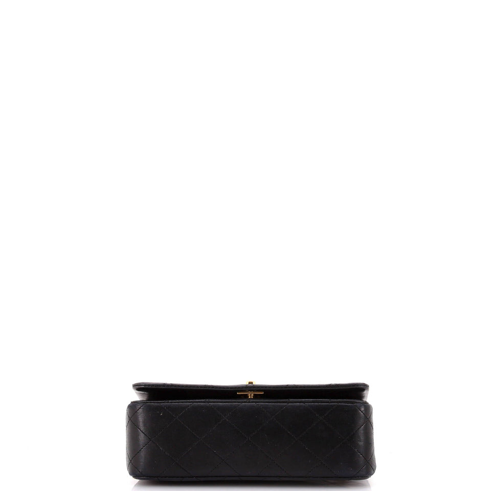 Vintage Full Flap Bag Quilted Lambskin Mini
