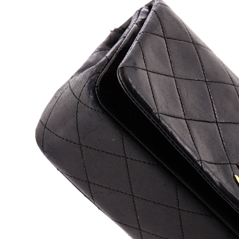 Vintage Full Flap Bag Quilted Lambskin Mini