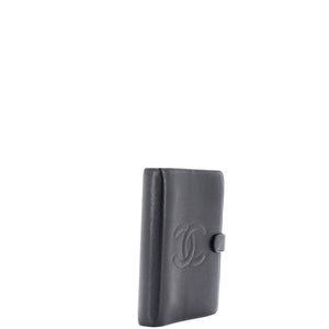 Timeless CC Ring Agenda Cover Caviar Small