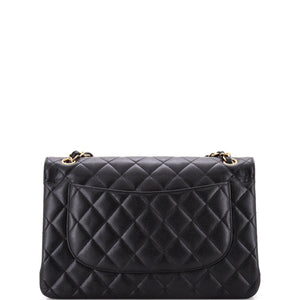 Classic Double Flap Bag Quilted Caviar Jumbo