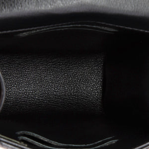CC Box Flap Phone Holder Crossbody Bag Quilted Caviar